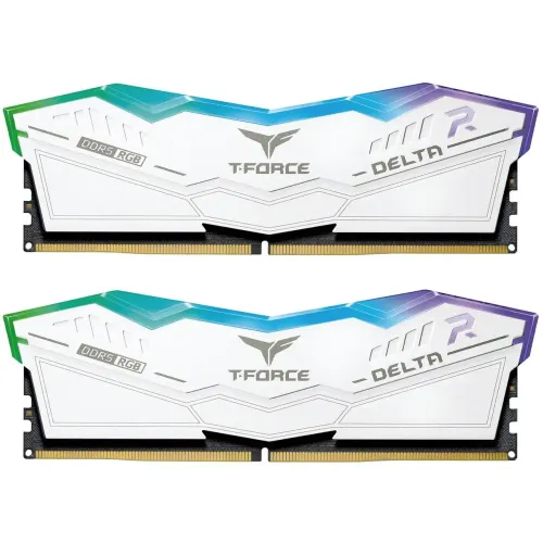 TEAM T-FORCE DELTA RGB 16GB 8000MHz DDR5 RAM White Price in Bangladesh