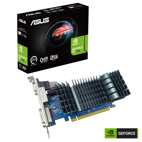 Price of ASUS GeForce GT 710 2GB GDDR5 EVO Low-profile Graphics Card in Bangladesh