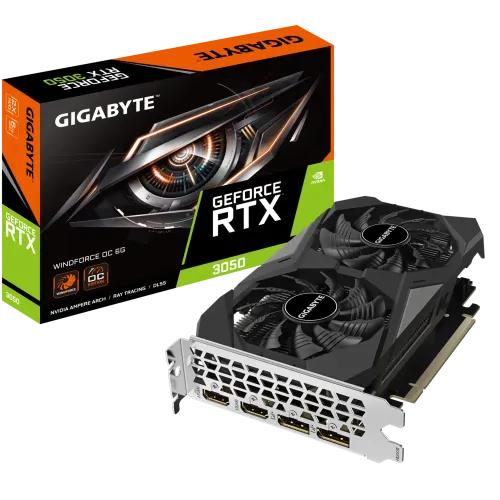 Price of GIGABYTE GeForce RTX 3050 WINDFORCE OC 6GB Graphics Card in Bangladesh