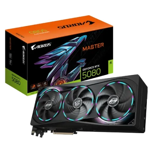 Price of Gigabyte AORUS GeForce RTX 5080 MASTER 16G Graphics Card in Bangladesh