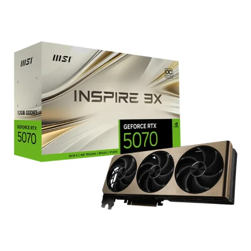 Price of MSI GeForce RTX 5070 12G INSPIRE 3X OC Graphics Card in Bangladesh