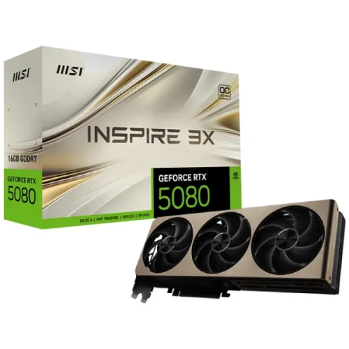 Price of MSI GeForce RTX 5080 16G INSPIRE 3X OC GDDR7 Graphics Card in Bangladesh