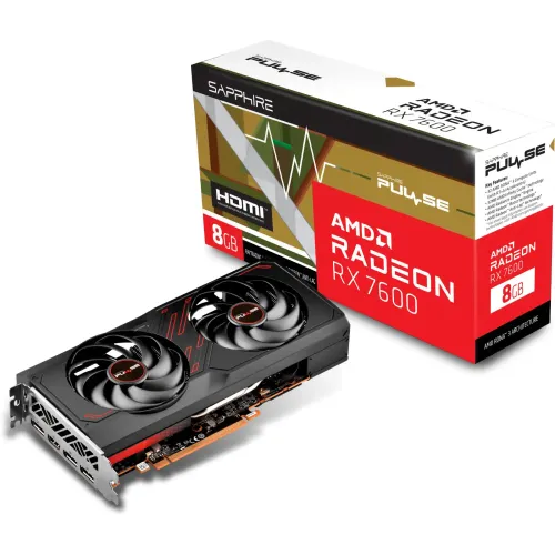 Price of Sapphire PULSE AMD Radeon RX 7600 8GB Graphics Card in Bangladesh