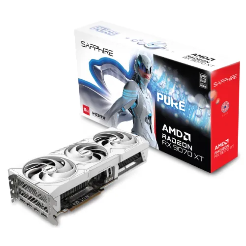 Price of Sapphire PURE AMD Radeon RX 9070 XT 16GB Graphics Card in Bangladesh