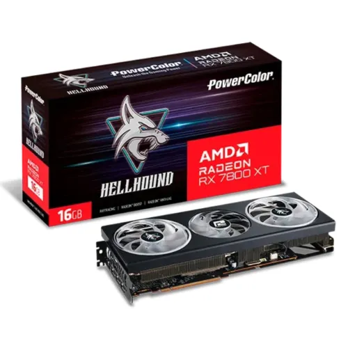 Price of PowerColor Hellhound AMD Radeon RX 7800 XT 16GB Graphics Card in Bangladesh