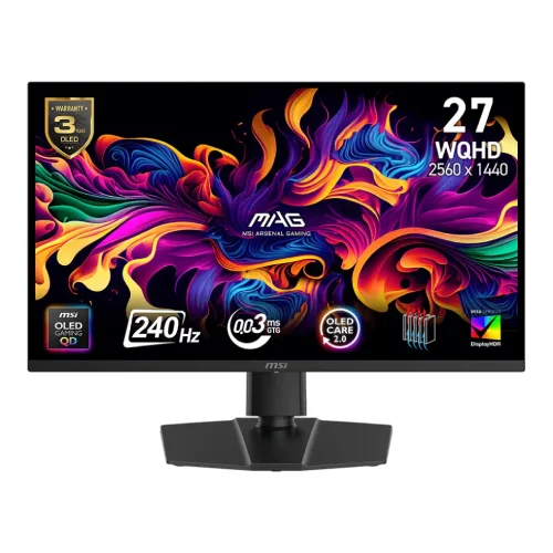 The price of MSI MAG 273QP QD-OLED X24 26.5" Gaming Monitor in Bangladesh