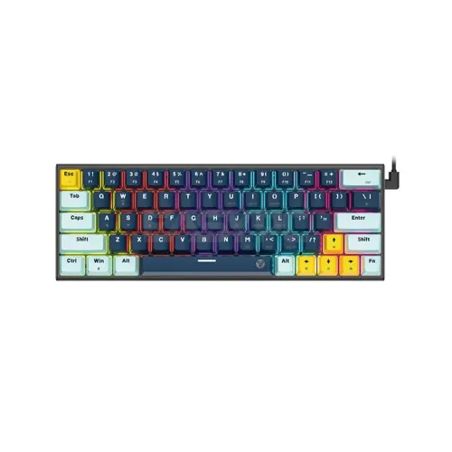 Fantech ATOM63 MK874V2 Blue Switch Mechanical Keyboard
