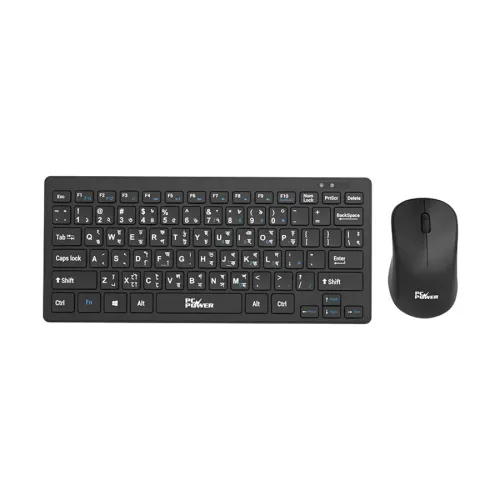 PC Power PCK-226 + PCM-936 Wireless Keyboard Mouse Combo