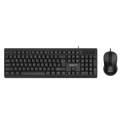 price of Havit KB270CM Wired Keyboard & Mouse Combo in Bangladesh
