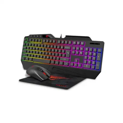 price of Havit KB889CM RGB Gaming Keyboard, Mouse & Mouse Pad Combo in Bangladesh