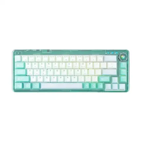 AULA F68 Hot Swappable White Switch Tri-mode Mechanical Gaming Keyboard Price in Bangladesh