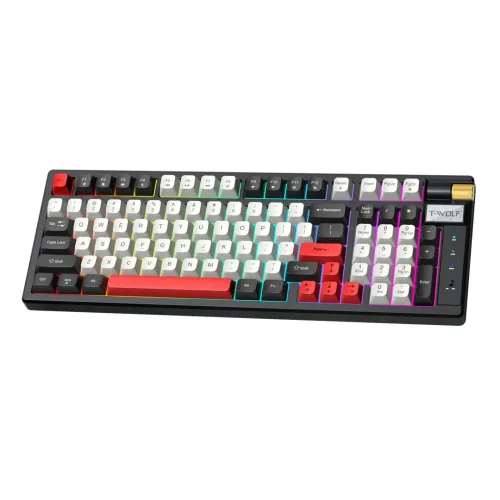 T-Wolf T70 Tri Mode RGB Mechanical Gaming Keyboard Price in Bangladesh