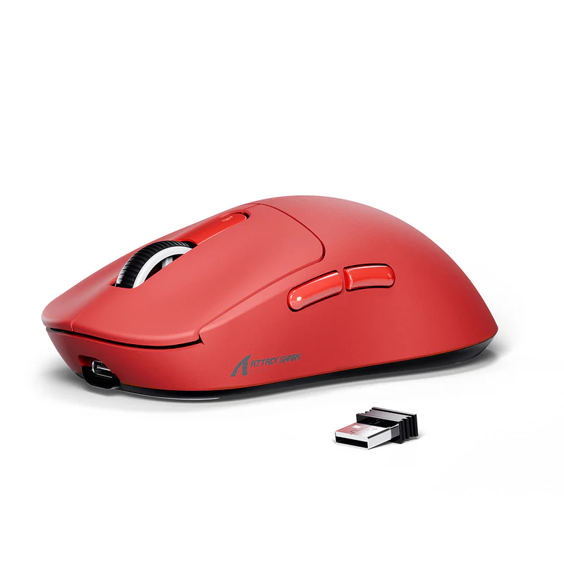 ATTACK SHARK X3 Wireless Gaming Mouse PAW3395 Superlight Red