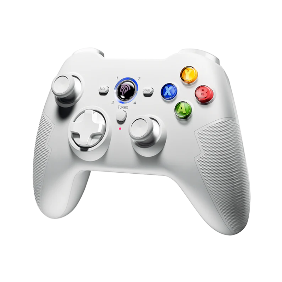 EasySMX 9013 PRO Tri-Mode Wireless Controller With Hall Trigger and Dongle, White