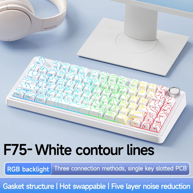 AULA F75 Wireless Mechanical Keyboard