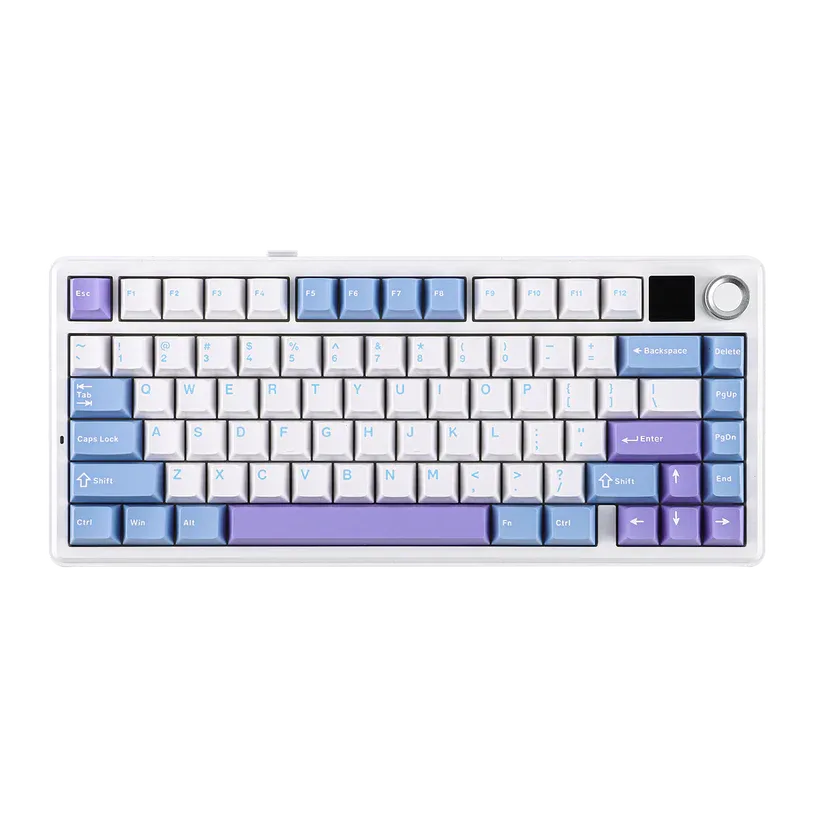 AULA F75 MAX Tri-Mode Wireless Gasket Mechanical Keyboard with TFT Screen and Knob