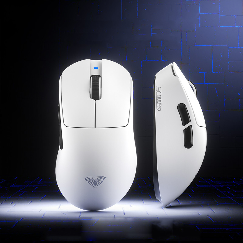 Aula SC900 Pro Wireless Gaming Mousem, White